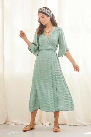 Robe portefeuille Tiqar - Vert