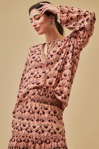 Blouse Lendula - Bleu