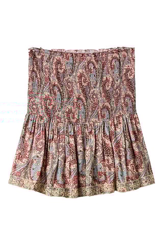 Jupe trapèze Ega - Bordeaux