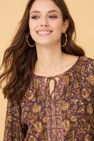 Blouse Silene - Camel
