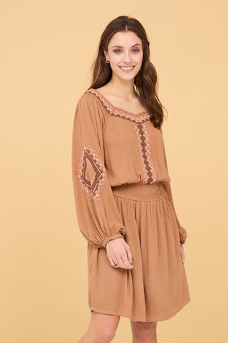 Robe patineuse Milani - Camel