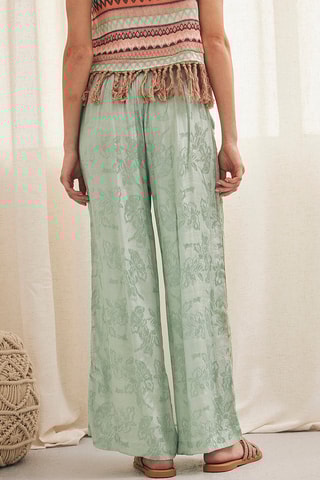 Pantalon palazzo Akane - Bleu