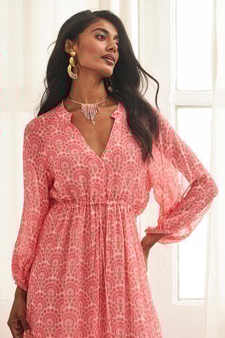 Robe longue Amut - Rose
