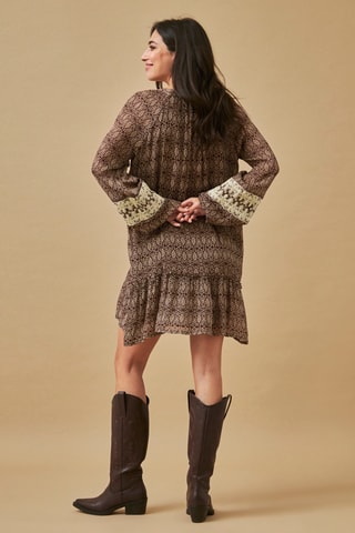 Robe droite Nan - Camel