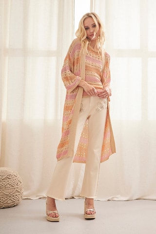 Gilet long Nara - Orange