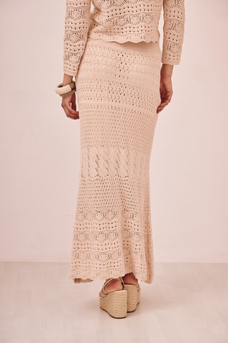 Jupe longue Loni - Écru