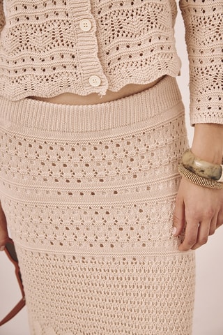 Jupe longue Loni - Écru