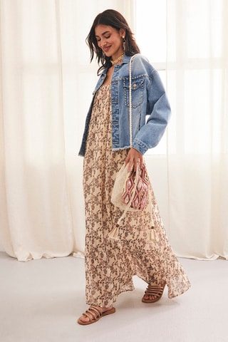 Robe longue Lenti - Écru