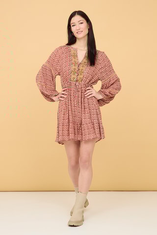 Robe droite Daria - Camel