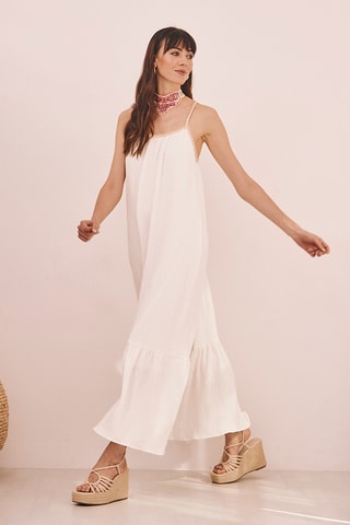 Robe longue Jamus - Blanc