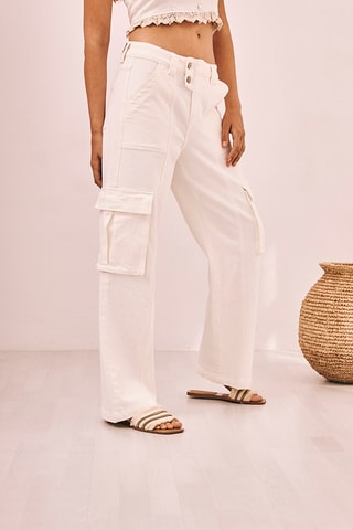 Pantaloni Sanika - Bianco