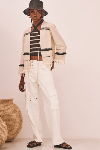 Crop top Akola - Noir