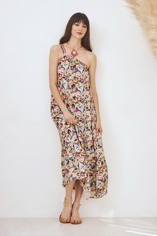 Robe asymétrique Asimetrik - Corail