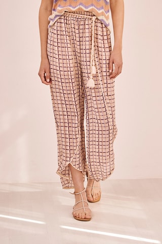 Pantaloni a vita alta Suarania - Viola