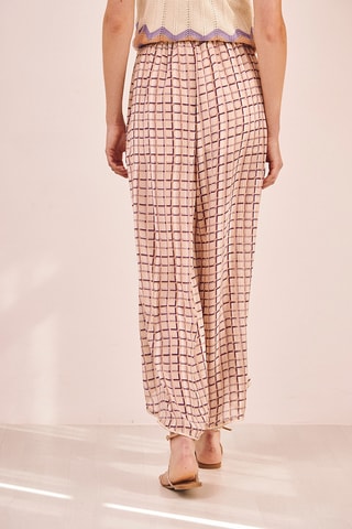 Pantaloni a vita alta Suarania - Viola