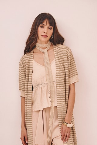 Gilet long Kulti - Vert