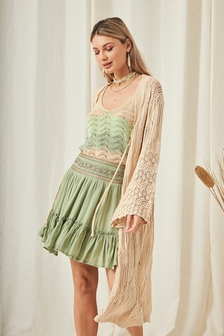 Gilet long TS.Elna - Beige