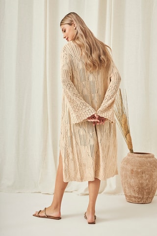 Gilet long TS.Elna - Beige