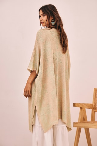 Gilet long Udaipur - Vert