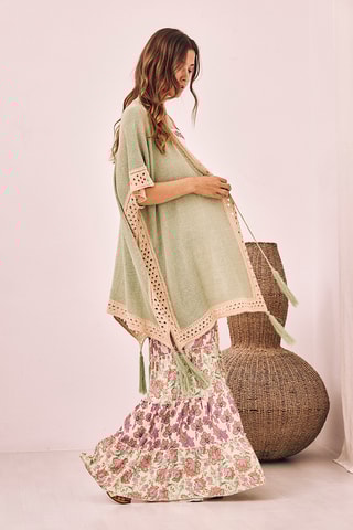 Gilet long Mysore - Vert