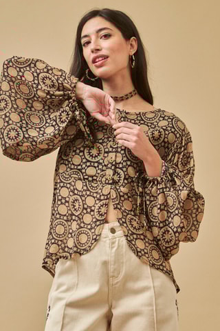 Chemisier Caya - Noir