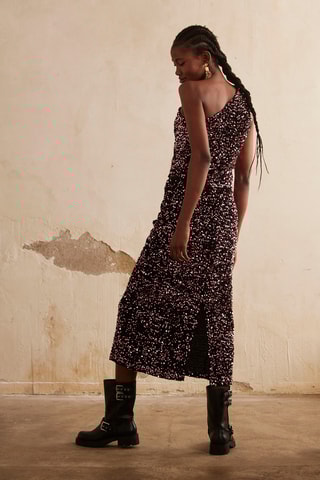 Jupe midi taille haute Betje - Rose