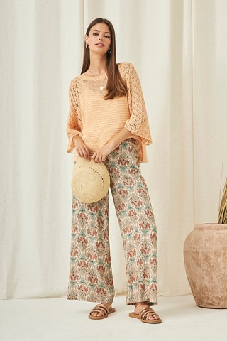 Pantalon palazzo Dishi - Bleu