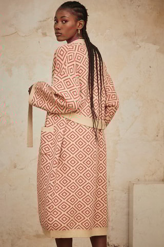 Gilet long Naila - Rouge