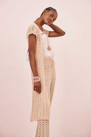 Gilet long TS.Benares - Beige