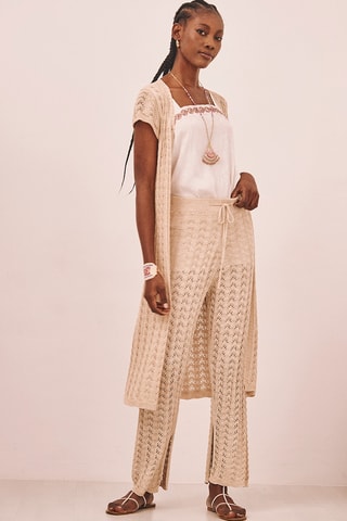 Gilet long TS.Benares - Beige