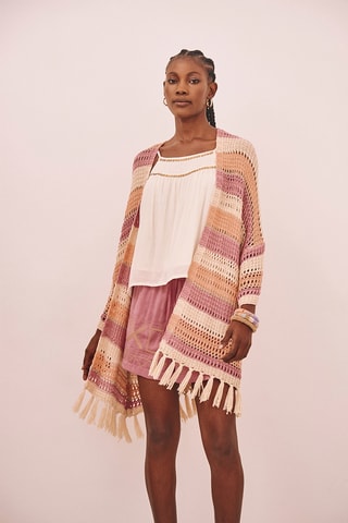 Gilet long Patna - Orange