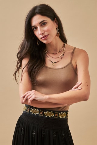 Top Nom - Marron clair