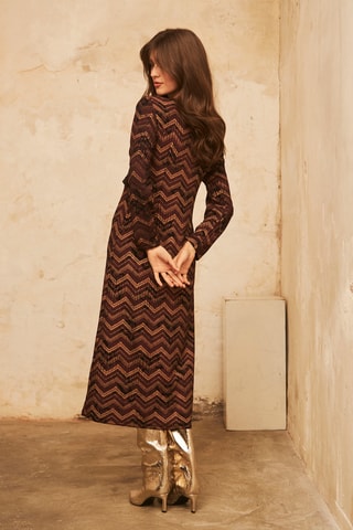 Robe midi Siupili - Bordeaux