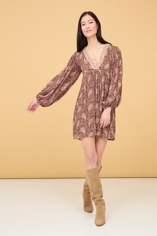 Robe patineuse Vulpia - Marron