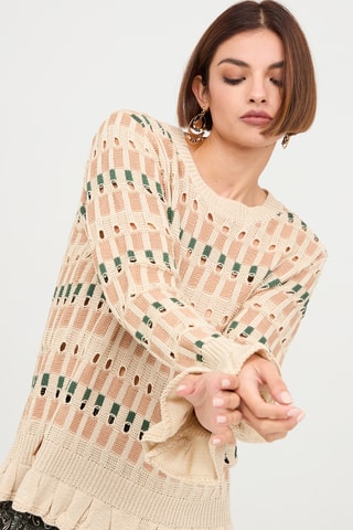 Pull TS.Anami - Écru