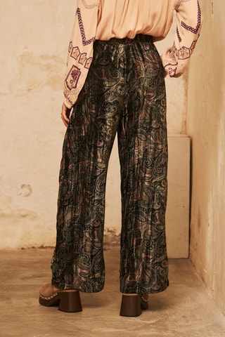 Pantaloni straight Atabey - Verde