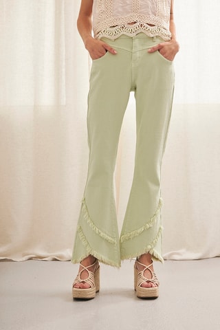 Jeans flare Airi2 - Verde