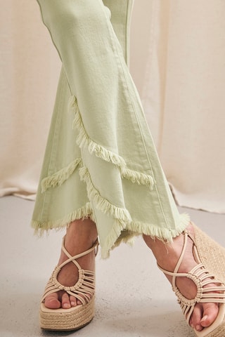 Jeans flare Airi2 - Verde