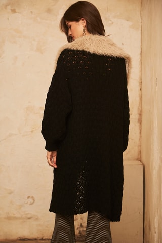 Gilet long Nuru - Noir