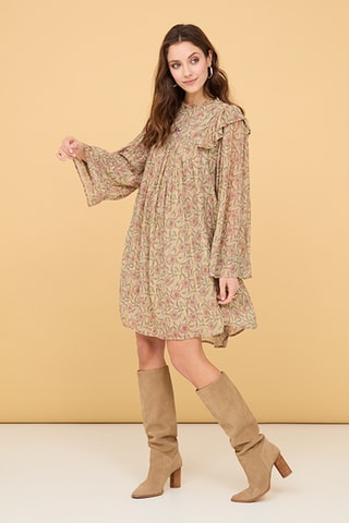 Robe droite Abisai - Beige