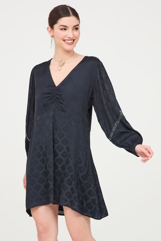 Robe droite Eldoris - Bleu marine