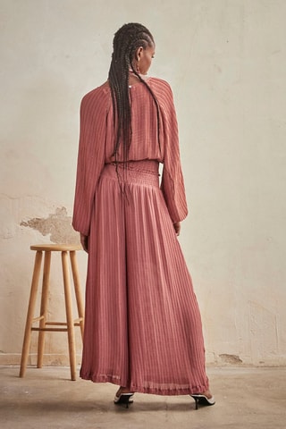 Pantaloni palazzo Behati - Rosa