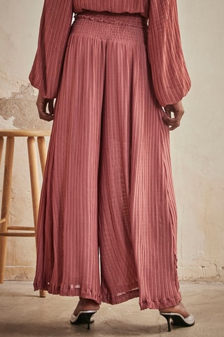 Pantaloni palazzo Behati - Rosa