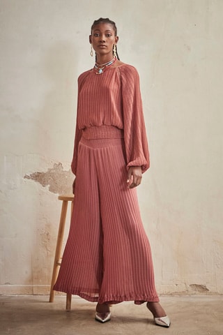 Pantaloni palazzo Behati - Rosa