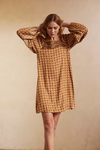 Robe droite Kirin - Rouge