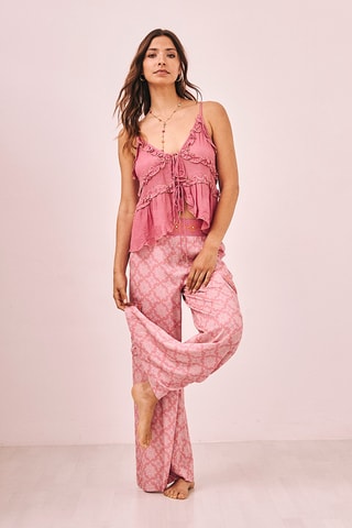 Pantalon cargo Anurak - Rose