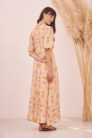 Robe longue Sandara - Rose