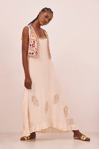 Gilet sans manches Leda - Écru