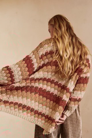 Lang Vest Kande - Beige