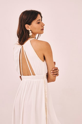 Robe patineuse Baku - Blanc